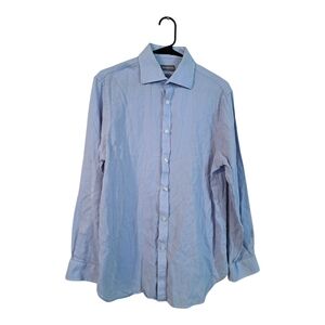 Michael Kors Light Blue Casual Button Down Shirt